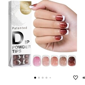 NWT YILAMO Square French Tip Press on Nails